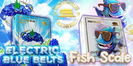 Electric Blue Belts / Fish Scale Summer Edition